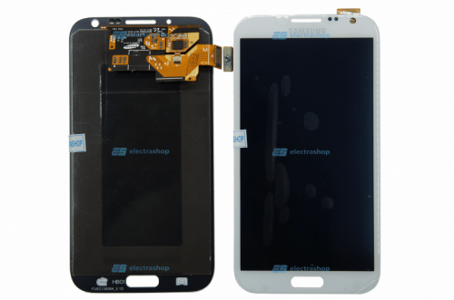 Модуль-дисплей Samsung Galaxy Note 2 (N7100/N7102/N7105) белый без рамки (ОРИГИНАЛ)