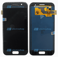 Модуль-дисплей Samsung Galaxy A3 (2017) SM-A320F черный (TFT COPY) 