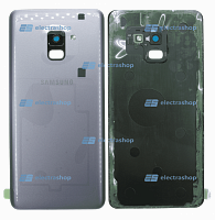 Задняя крышка Samsung Galaxy A8 Plus (2018) SM-A730F/SM-A730DS серая