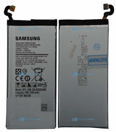 Аккумулятор/батарея для Samsung Galaxy S6 SM-G920F (EB-BG920ABE) Orig