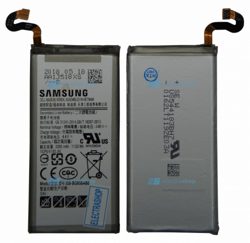 Аккумулятор/батарея для Samsung Galaxy S8 SM-G950F/SM-G950H/SM-G950DS (EB-BG950ABE) Orig