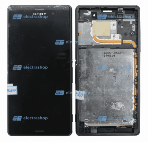 Модуль-дисплей Sony Xperia Z3 DUAL L55/D6633 с рамкой черный ( ОРИГИНАЛ)
