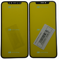 Стекло для дисплея IPhone X черное