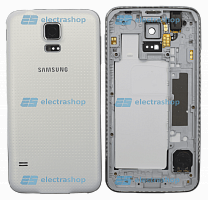 Корпус для Samsung Galaxy S5 (G900F) белый (Оригинал)
