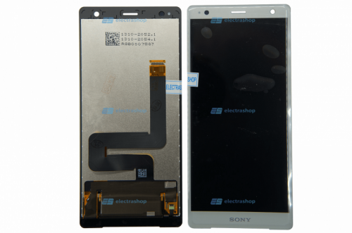 Модуль-дисплей Sony Xperia XZ2/XZ2 Dual (H8266/H8296/H8216) холодное серебро (ОРИГИНАЛ)