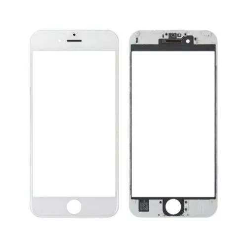 Стекло для дисплея IPhone 6S plus 5.5 белое (рамка+ОСА клей)